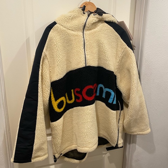 NWT Buscemi New York shearling anorak - Picture 2 of 8